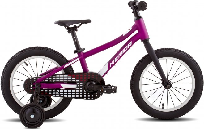 Велосипед Merida Matts J.16+ (2023) Matte Purple/White/Red