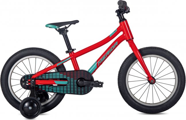 Велосипед Merida Matts J.16+ (2023) Matte Race Red/Teal