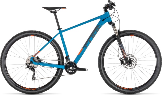 Велосипед Cube Attention SL 27.5 (2019) Blue/Orange