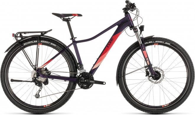 Велосипед Cube Access WS Pro Allroad 27.5 (2019) Aubergine/Rose