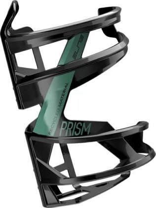 Флягодержатель Elite Prism Right, чёрно-зелёный Glossy Black/Green Graphic