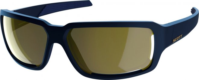 Очки спортивные Scott Obsess ACS Sunglasses, синие с золотистыми линзами Submariner Blue/Gold Chrome