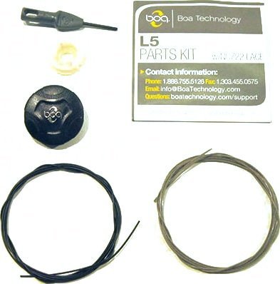 Застёжка для обуви Scott BOA Reel & Lace Repl. Kit BOA L5, чёрная Black