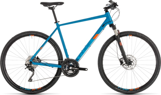 Велосипед Cube Cross Pro (2019) Blue/Orange