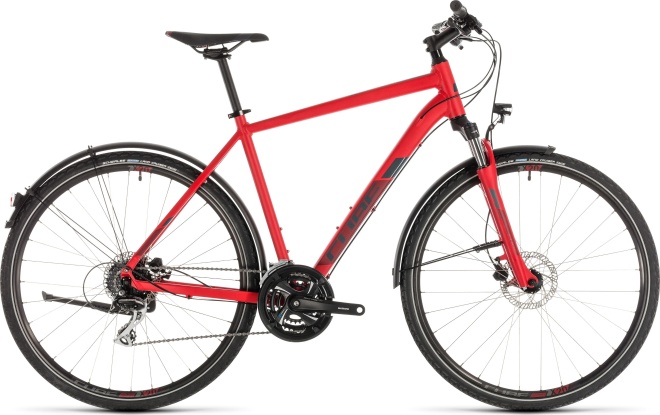 Велосипед Cube Nature Allroad (2019) Red/Grey