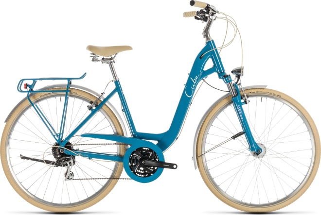 Велосипед Cube Ella Ride (2019) Blue/Cream