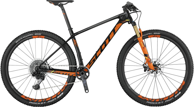 Велосипед Scott Scale RC 700 SL (2017) Black/Orange