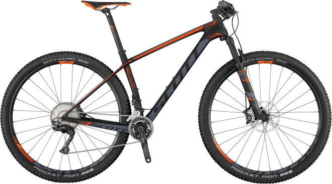 Велосипед Scott Scale 710 (2017) Black/Orange