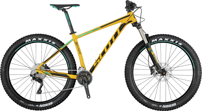 Велосипед Scott Scale 730 Plus (2017) Yellow/Black