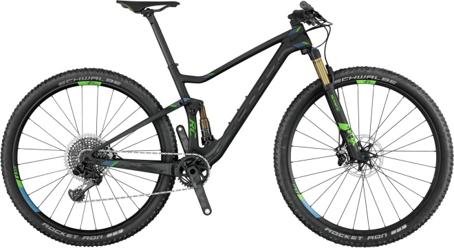 Велосипед Scott Spark RC 700 Ultimate (2017) Black/Green