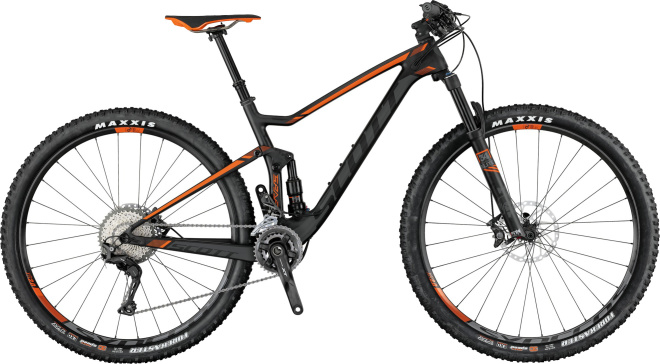 Велосипед Scott Spark 710 (2017) Black/Orange