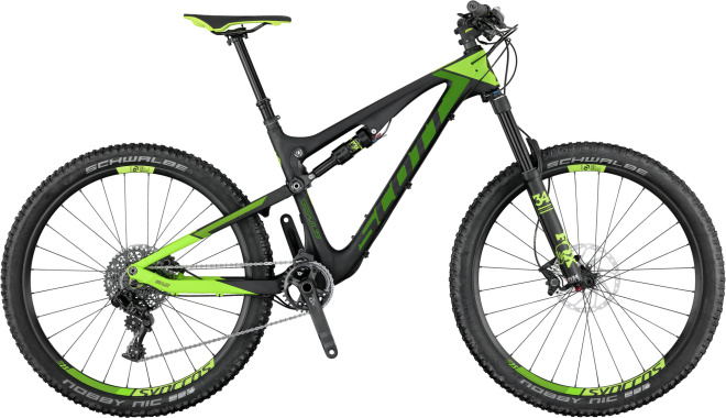 Велосипед Scott Genius 720 (2017) Black/Green