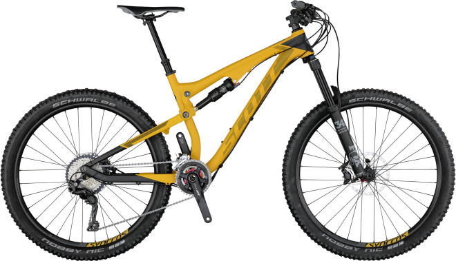 Велосипед Scott Genius 730 (2017) Yellow/Black
