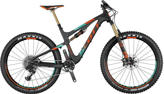 Велосипед Scott Genius 700 Plus Tuned (2017) Grey/Orange