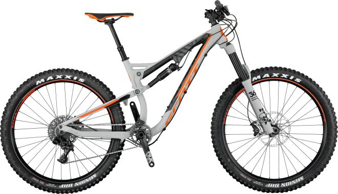 Велосипед Scott Genius LT 720 Plus (2017) Grey/Orange