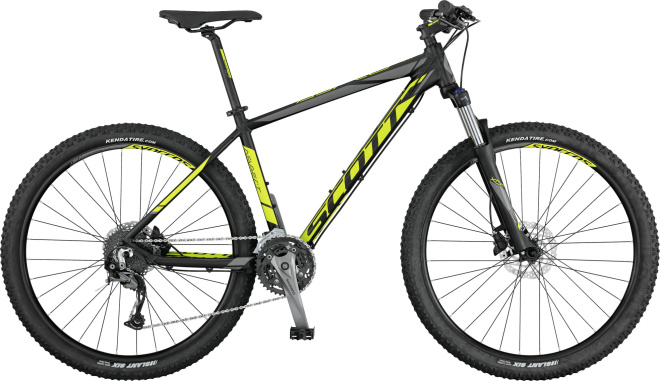 Велосипед Scott Aspect 740 (2017) Black/Yellow