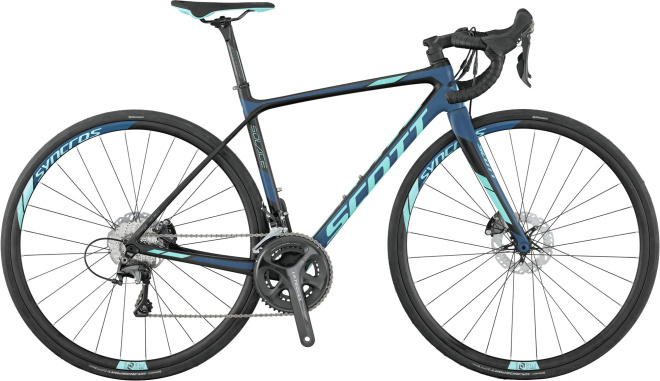 Велосипед Scott Contessa Solace 15 Disc (2017) Blue/Dark Blue/Black