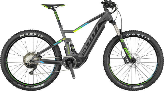 Велосипед Scott E-Spark 720 Plus (2017) Grey/Black