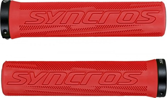 Грипсы Syncros Pro, Lock-On Grips, красные Rally Red
