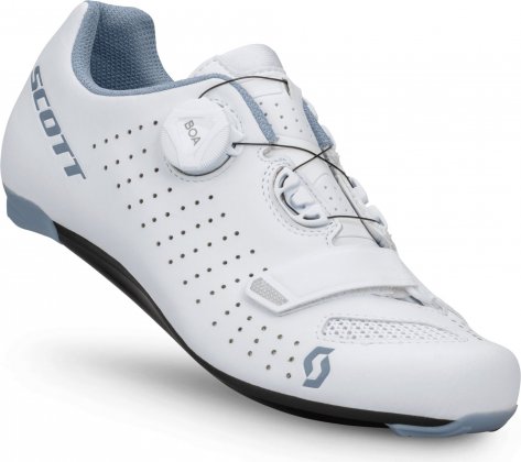 Велотуфли женские Scott Road Comp BOA® Women's Shoe, белые Matte White/Light Blue