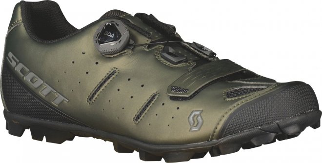 Велообувь Scott MTB Elite BOA® Shoe, коричневые Metallic Brown/Black