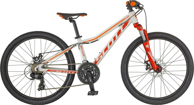 Велосипед Scott Scale JR 24 Disc (2018) Grey/Red