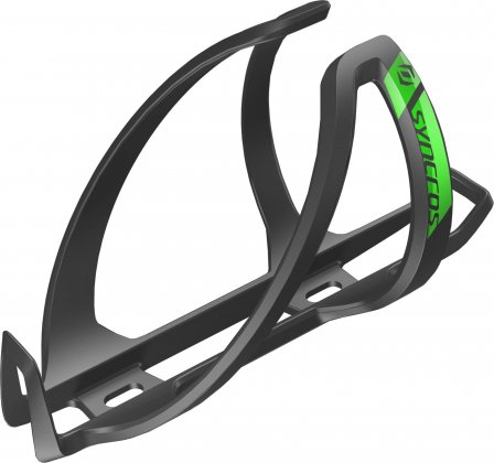 Флягодержатель Syncros Coupe Cage 2.0 Bottle Cage, чёрно-зелёный Black/Iguana Green