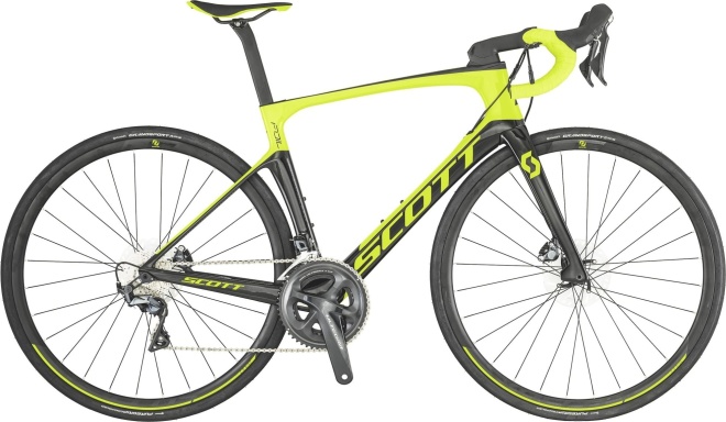 Велосипед Scott Foil 20 Disc (2019) Yellow/Black