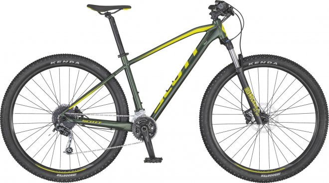 Велосипед Scott Aspect 930 (2020) Dark Green/Yellow