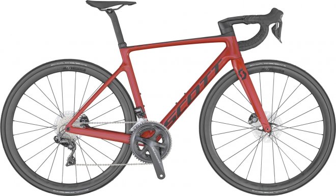Велосипед Scott Addict RC 15 (2020) Red
