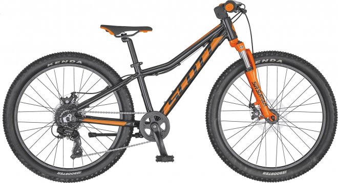 Велосипед Scott Scale 24 Disc (2020) Black/Orange