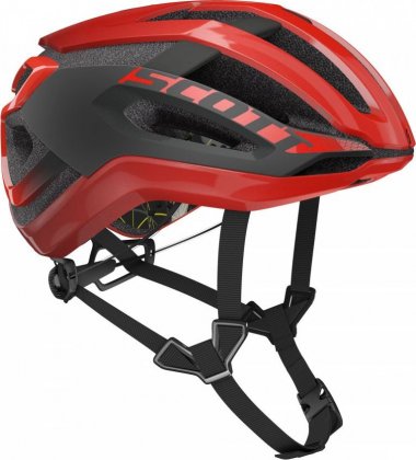 Шлем Scott Centric PLUS, красно-чёрный Fiery Red