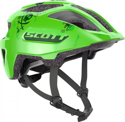 Шлем подростковый Scott Spunto Junior (CE) Helmet, ярко-зелёные Fluo Green