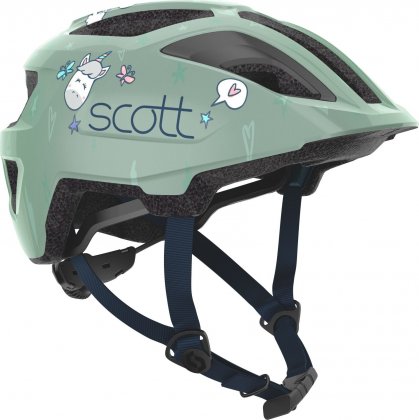 Шлем детский Scott Spunto Kid (CE) Helmet, тёмно-зелёный Soft Green