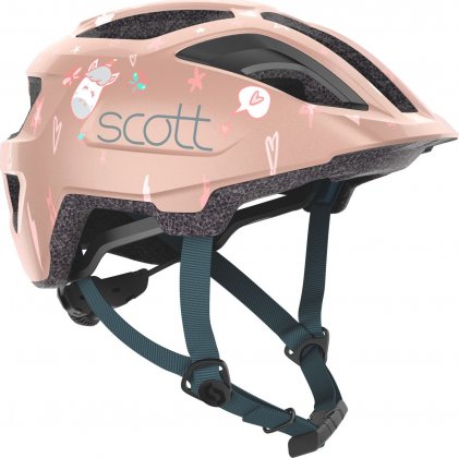 Шлем детский Scott Spunto Kid (CE) Helmet, тёмно-розовый Crystal Pink
