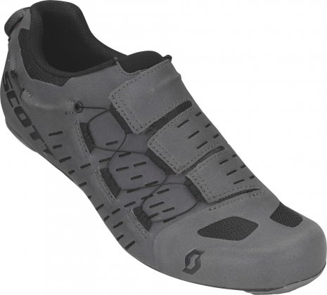 Велотуфли Scott Road Aero TT Shoe, серая Reflective Dark Grey/Black