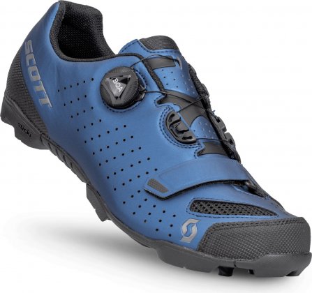 Велообувь Scott MTB Comp BOA® Shoe, сине-чёрная Metallic Blue/Black