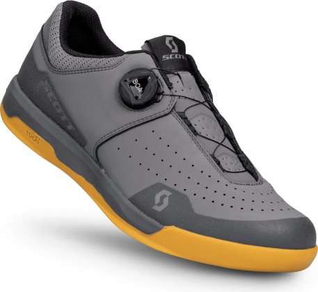Велообувь неконтактная Scott Sport Volt Shoe, серая Grey/Black