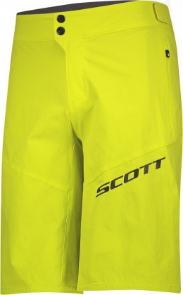 Шорты Scott Endurance LS/fit w/pad Men's Shorts, жёлтые Sulphur Yellow