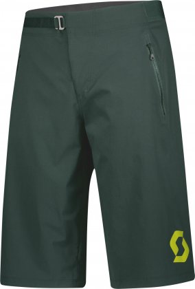 Шорты Scott Trail Vertic w/pad Men's Shorts, тёмно-зелёные Smoked Green