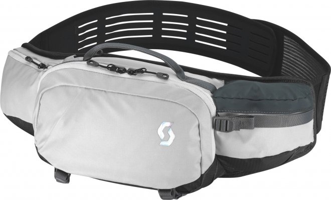 Сумка поясная Scott Trail Hipbelt FR' 5, серая Dark Grey/White