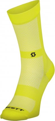 Носки Scott Performance No Shortcuts Crew Sock, жёлтые Sulphur Yellow/Black