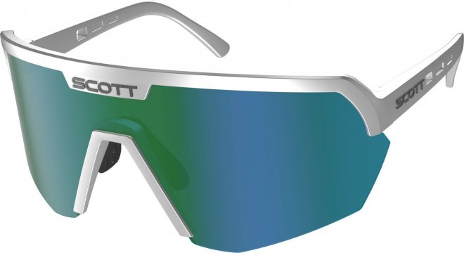 Очки спортивные Scott Sport Shield Supersonic Edt. Sunglasses Silver/Green Chrome
