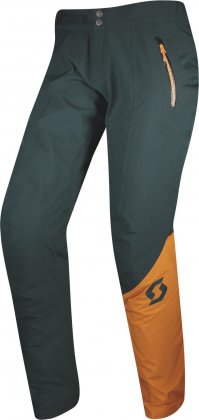 Брюки Scott Trail Storm WP Men's Pants, зелёно-оранжевые Tree Green/Copper Orange