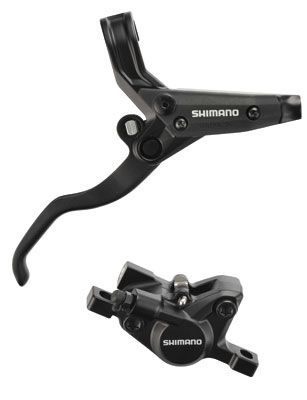 Тормоз дисковый гидравлический Shimano BL-M445/BR-M446, чёрный