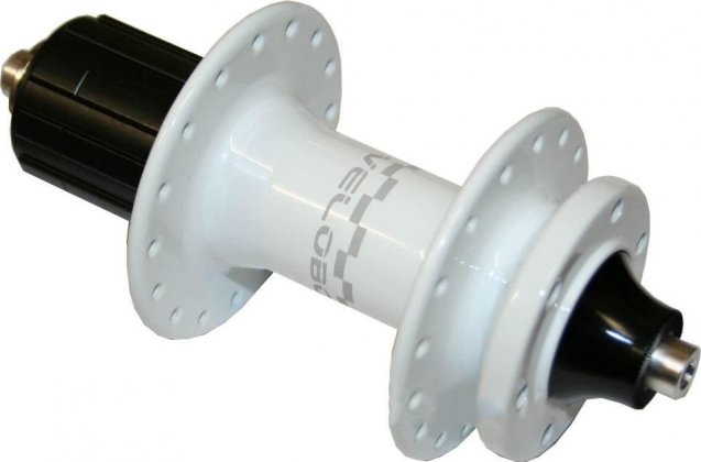 Втулка задняя Velobox DC-R01, 32 отверстия под спицы, под дисковый тормоз, под кассету 8-9 скоростей, белая White