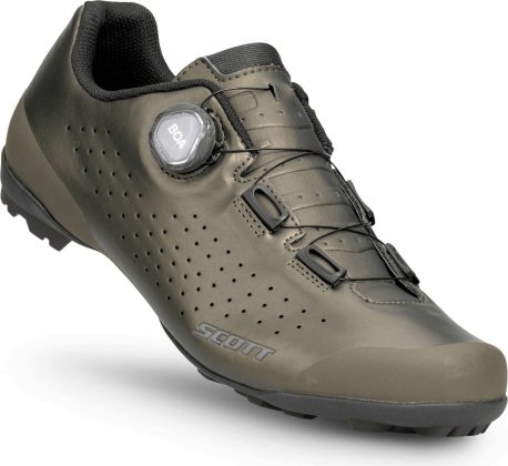 Велообувь Scott Gravel Pro Shoe, светло-коричневые Metallic Brown/Black