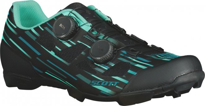 Велообувь Scott MTB RC Evo Supersonic Shoe Black/Electric Green