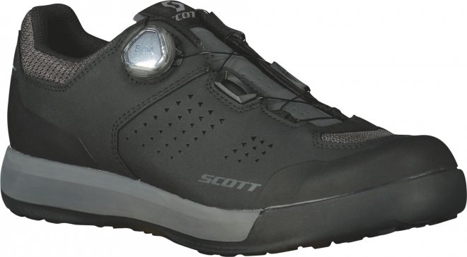 Велообувь неконтактная Scott MTB Shr-alp BOA® Shoe, серая Black/Dark Grey