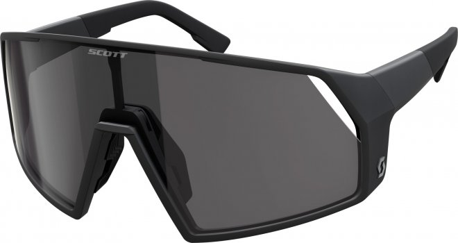 Очки спортивные Scott Pro Shield Light Sensitive Sunglasses, чёрные Black/Grey Light Sensitive